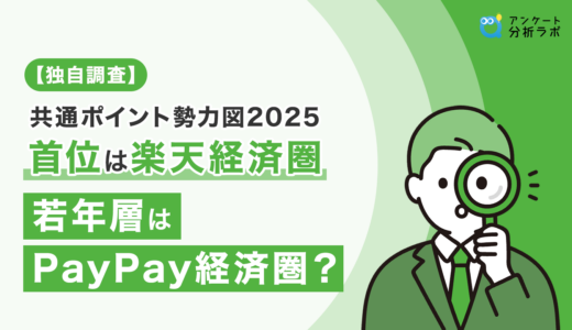 【独自調査】共通ポイント勢力図2025 | 首位は楽天経済圏、若年層はPayPay経済圏？